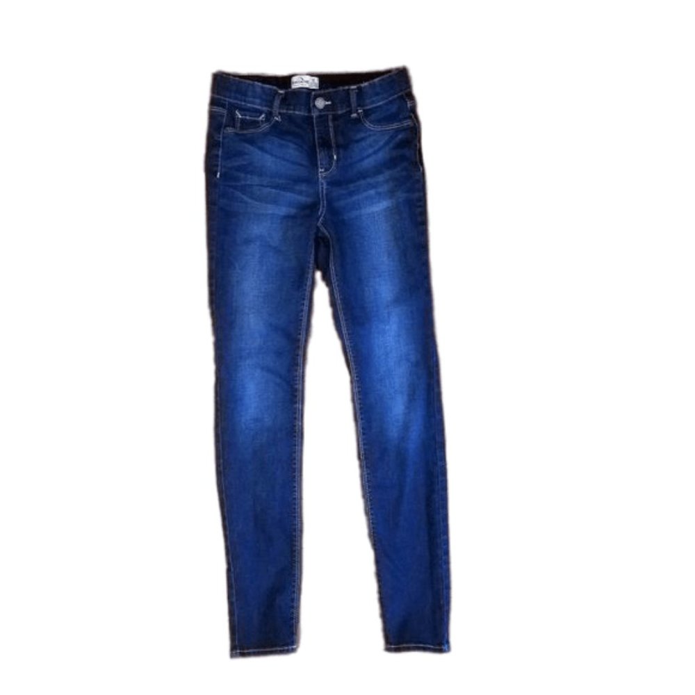 Girls Jordache Blue Denim Super Skinny Jeans Size 18 26" Waist